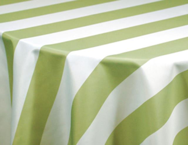 Rental store for 132  RD Light Olive White Striped Linen in Mishawaka IN