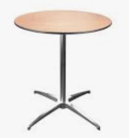 Rental store for 36  RD SHORT COCKTAIL TABLE in Mishawaka IN