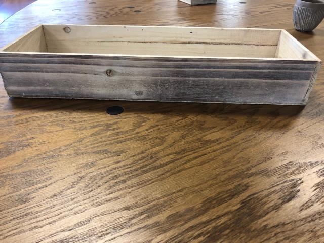 Rental store for 18.5  RECTANGLE WHITE WASH BOX in Mishawaka IN