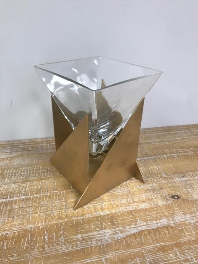 Rental store for PYRAMID VASE WITH STAND  8 in Mishawaka IN