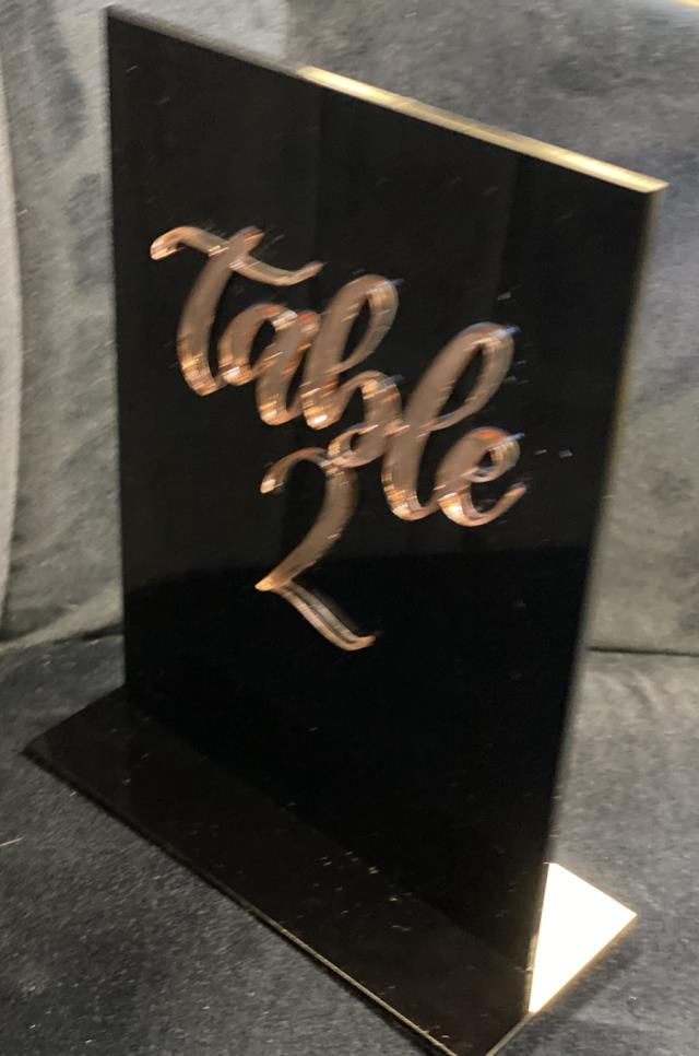 Rental store for BLACK ROSE GOLD TABLE NUMBER in Mishawaka IN
