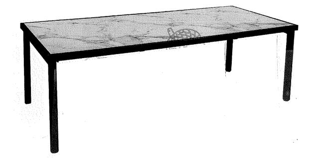 Rental store for 8  X 42  MARBLE TOP TABLE in Mishawaka IN