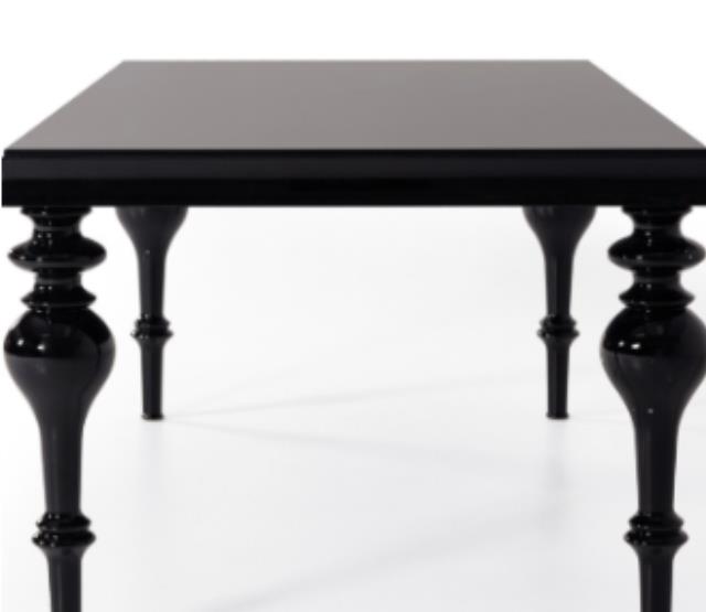 Rental store for 8  X 40  BLACK GLOSS TABLE in Mishawaka IN