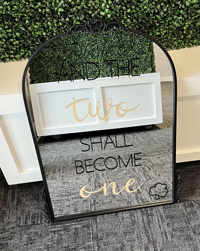 Rental store for BLACK FRAME ARCH MIRROR in Mishawaka IN