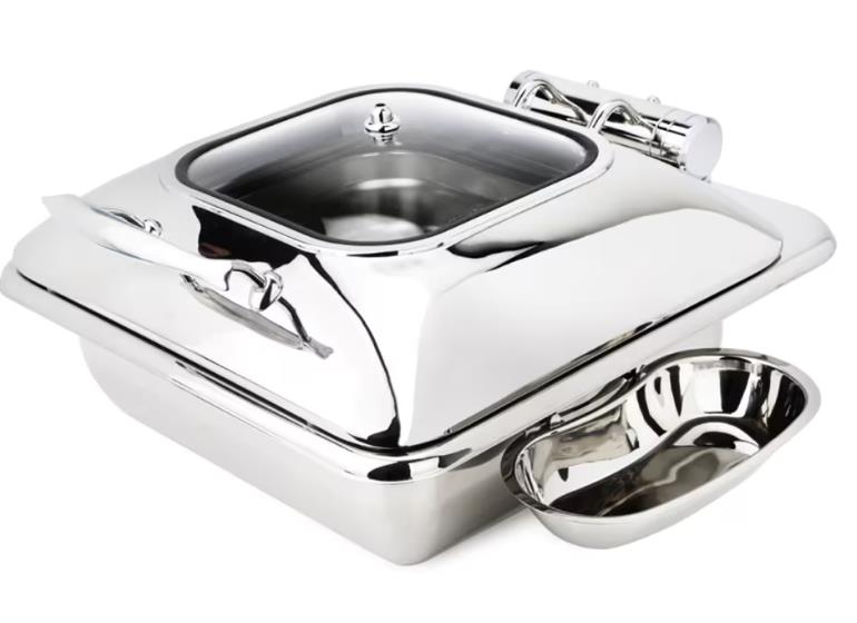 Rental store for 6QT SQUARE CLEAR TOP CHAFER W  STAND in Mishawaka IN