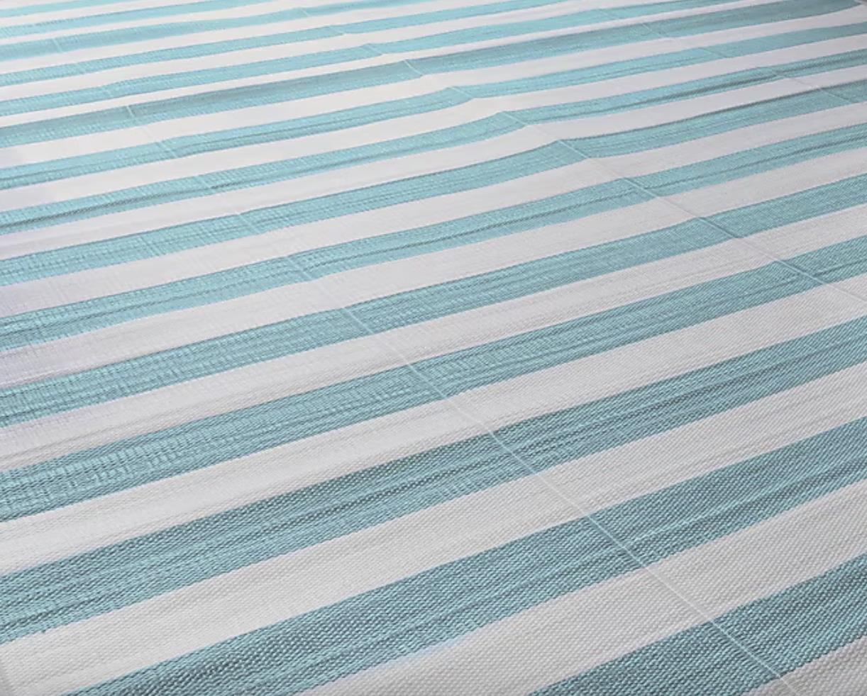 Rental store for STRIPED TURQUOISE RUG 5  X 7 in Mishawaka IN