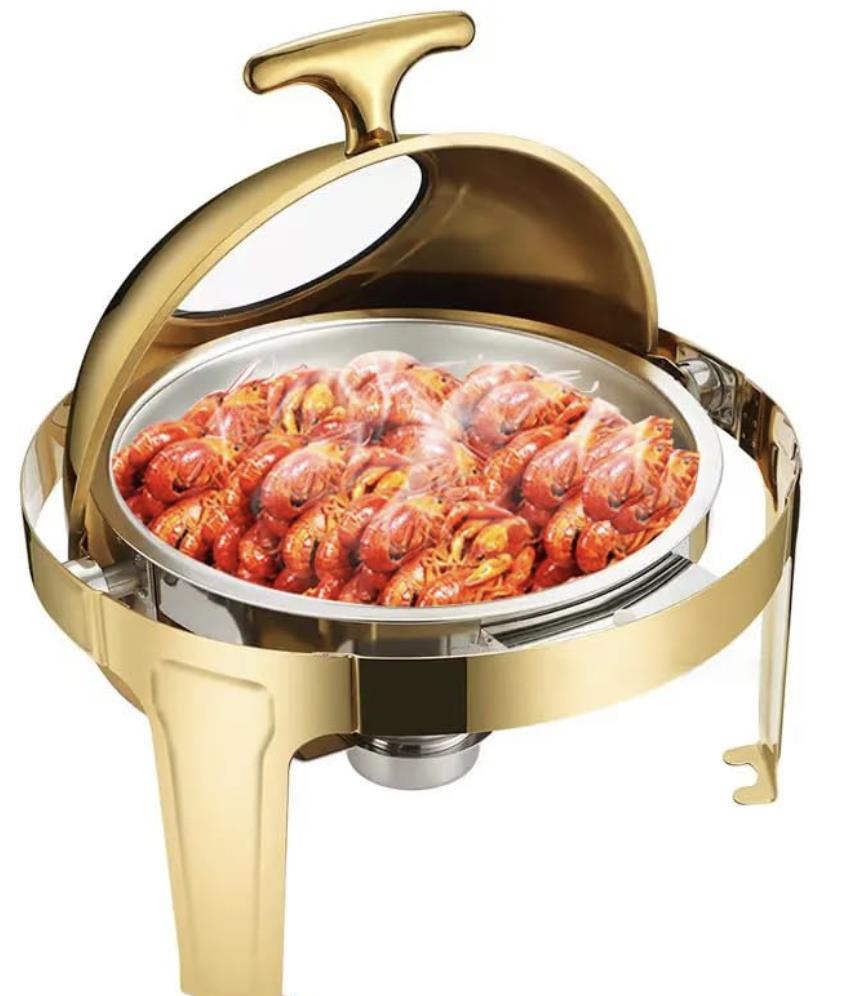 Rental store for RD GOLD ROLL TOP CHAFER in Mishawaka IN