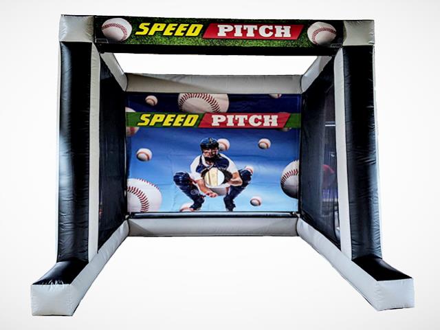 Rental store for INFLATABLE SPEED PITCH GAME in Mishawaka IN