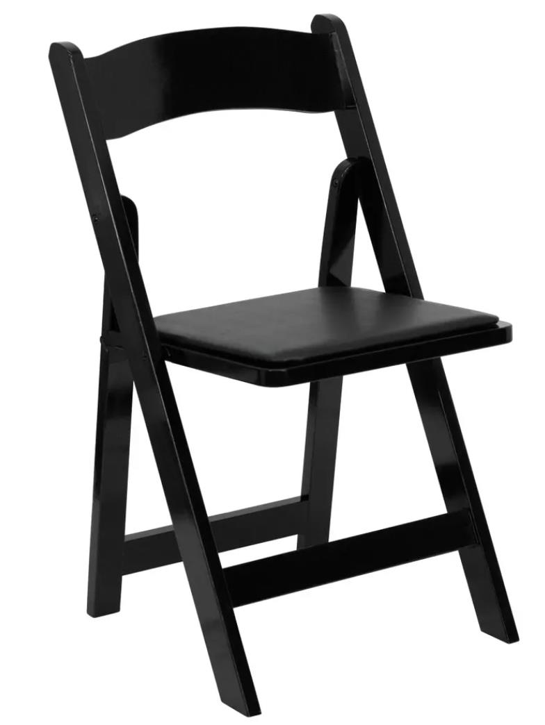 Rental store for BLACK PADDED FOLDING CHAIR in Mishawaka IN