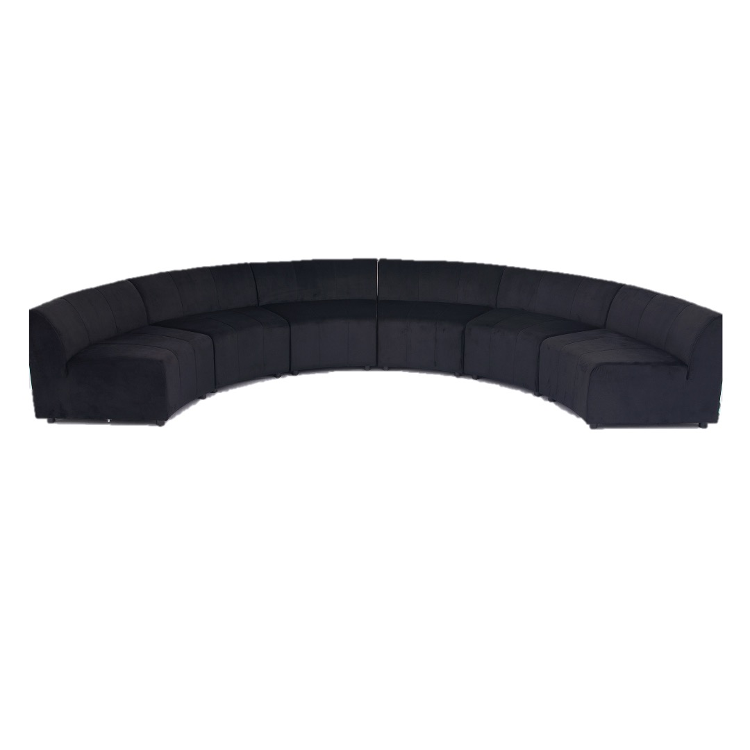 Rental store for BLACK VELVET MODULAR LOUNGE FURNITURE in Mishawaka IN