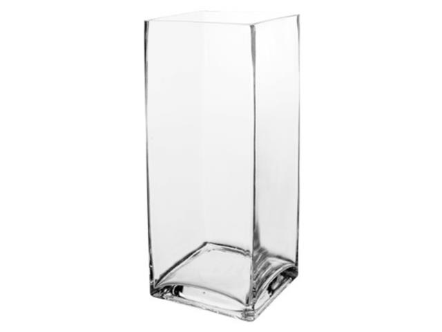 Rental store for SQUARE GLASS VASE  4  X 10 in Mishawaka IN