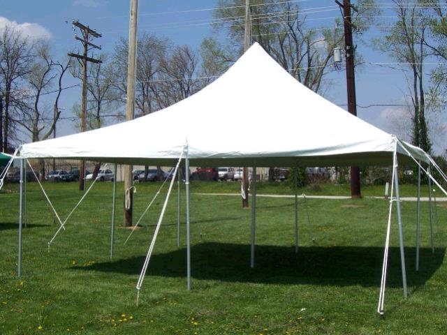Rental store for 20  X 20  WHITE POLE TENTS in Mishawaka IN