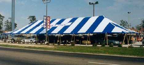 Rental store for 40 X100  B W MAIN EXPANDABLE POLE TENT in Mishawaka IN