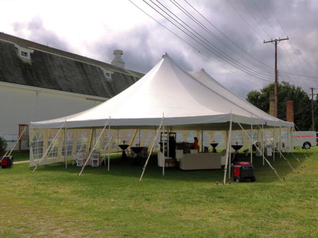 Rental store for 40  X 60  WHITE ELITE POLE TENT in Mishawaka IN