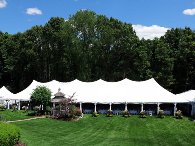 Rental store for 40  X 120  WHITE ELITE POLE TENTS in Mishawaka IN