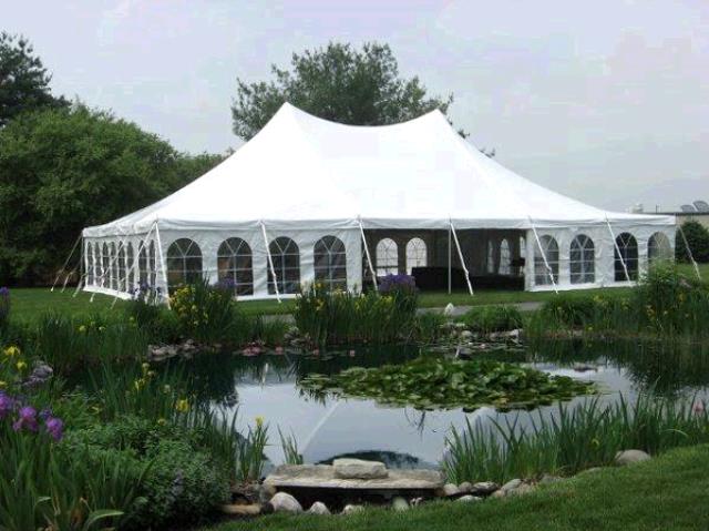 Rental store for 40  X 60  WHITE EVOLUTION POLE TENTS in Mishawaka IN