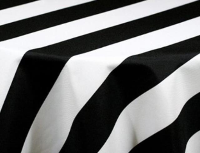 Rental store for 12X108 BLACK WHITE STRIPED RUNNER in Mishawaka IN